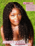 Glueless Natural Black Water Wave Wig